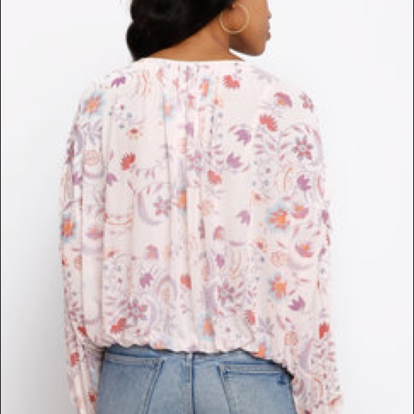 Free People Floral Blouse - Picture 3 of 3